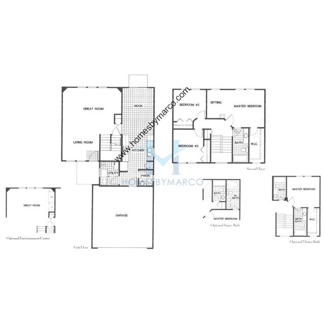 Photos of the Meadow model in the Ogden Falls in Oswego, IL