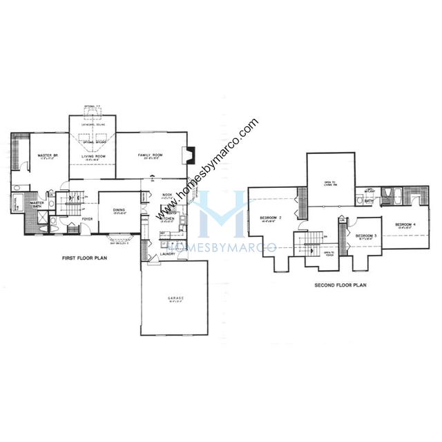 Wilford model in the Saddle Hill subdivision in Green Oaks, IL