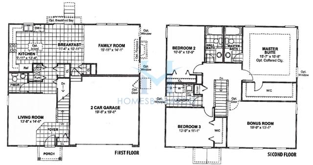 Kensington model in the Prairie Woods subdivision in Island Lake, IL