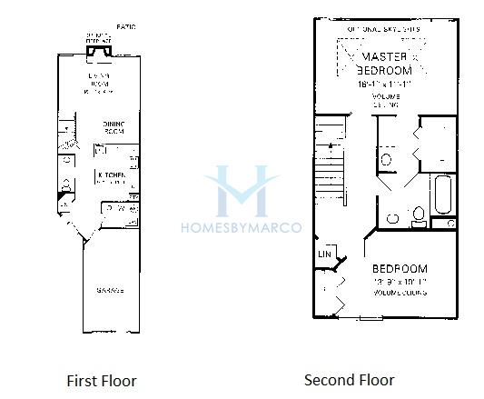 Photos of the Adams model in the Bennington on The Lake in Carol Stream, IL