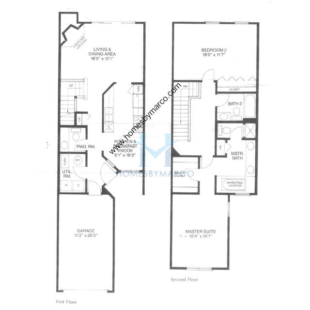 Edinborough model in the The Fields subdivision in Naperville, IL