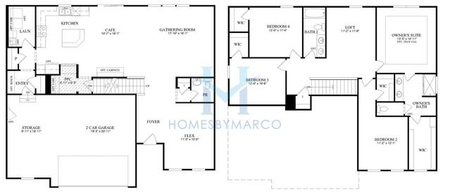 Greenfield model in the Winchester Glen subdivision in Carpentersville, IL