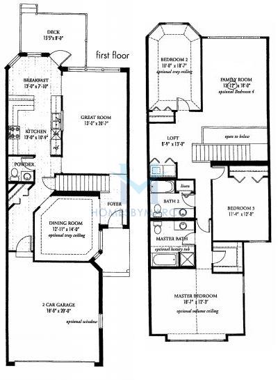 Columbia model in the Abbey Woods subdivision in Darien, IL