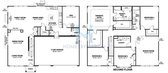 Photos of the Yorkshire model in the Prairie Pointe in South Elgin, IL