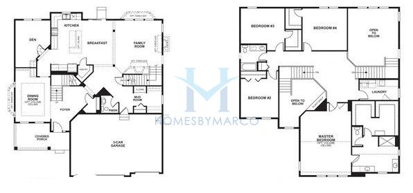 Photos of the Keating model in the Bergman Pointe in Hoffman Estates, IL