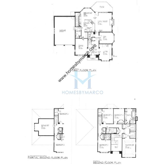 Wellington model in the Southgate on the Glen subdivision in Glenview, IL