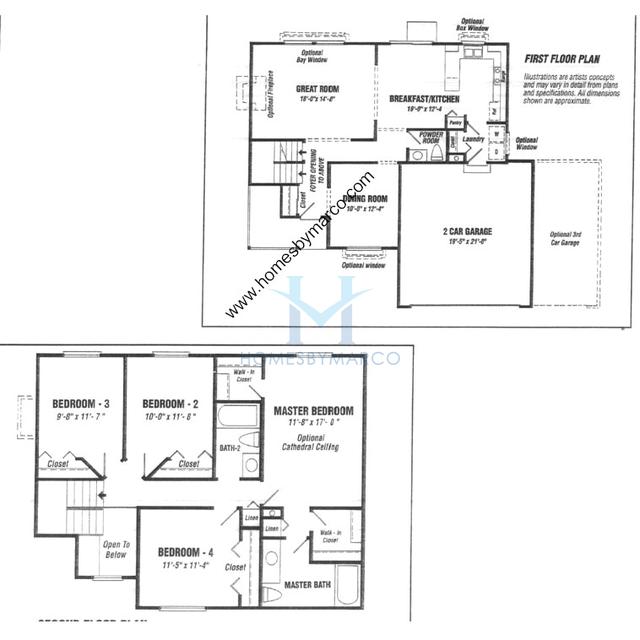 Hampton model in the Cherry Park subdivision in Batavia, IL