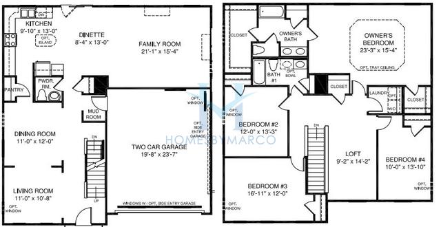 Photos of the Naples model in the The Conservancy in Gilberts, IL