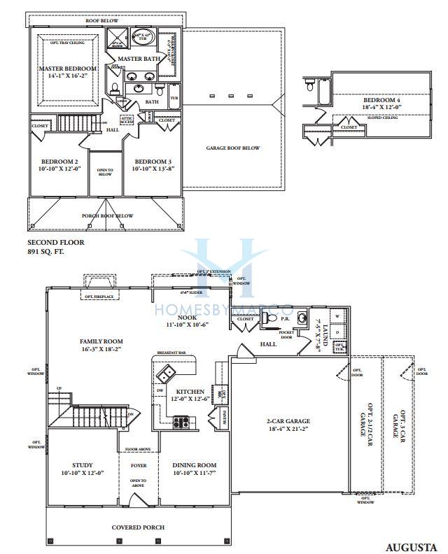 Augusta model in the Blackberry Creek subdivision in Elburn, IL