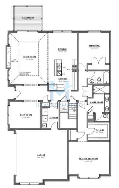 Photos of the Granger model in the Amberfield Townhomes in Homer Glen, IL