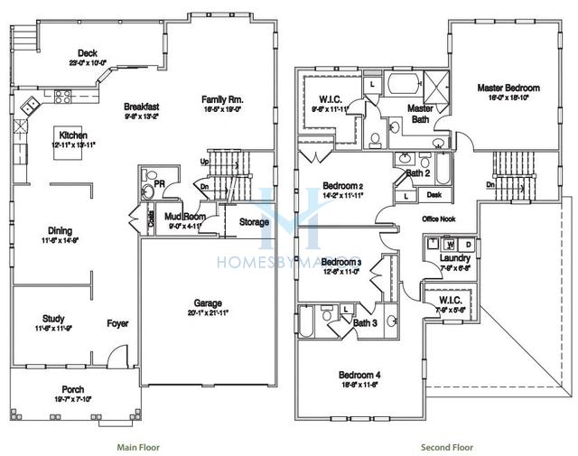 Bridge Hampton model in the Timbers Edge subdivision in Northbrook, IL