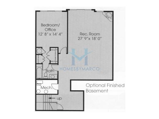 Dove model in the The Villas in Hawk Hollow subdivision in Bartlett, IL