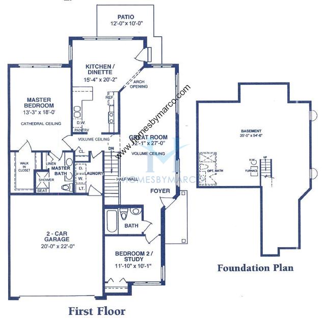 Delevan model in the Riverbrook West subdivision in Naperville, IL