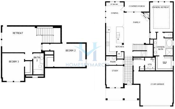 Dunbarton model in the The Enclave at the Grove subdivision in Glenview, IL