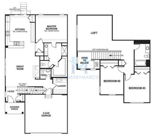 Photos of the Danbury model in the Sagebrook in Lockport, IL