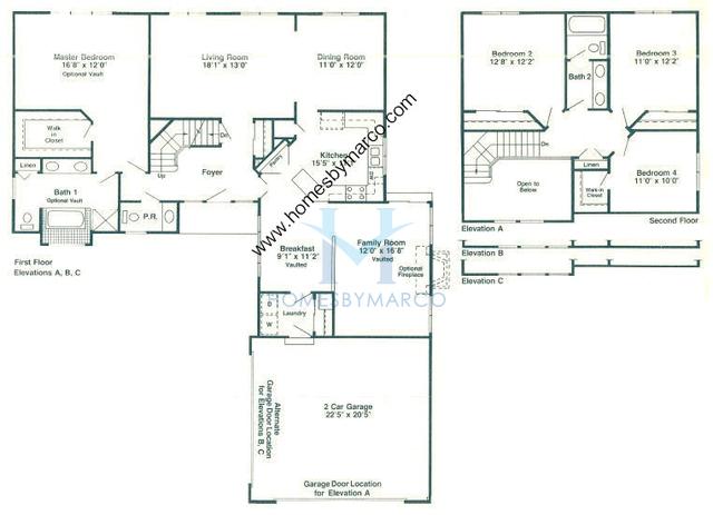 Photos of the Grosvenor model in the Walnut Hills in Bartlett, IL