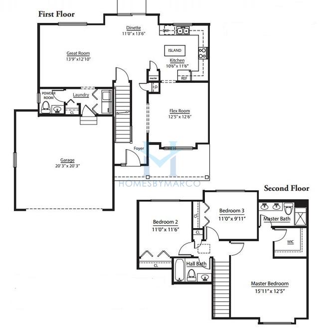 Cardinal model in the Marywood Meadows subdivision in Aurora, IL