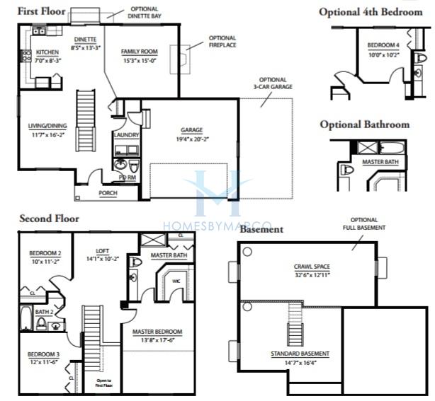 Citrine model in the Leigh Creek subdivision in New Lenox, IL