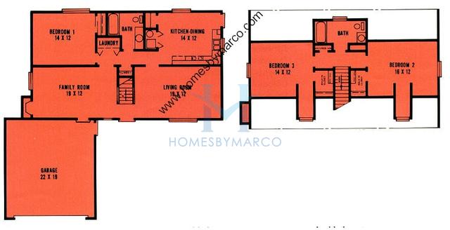 Concord model in the Monarch Place subdivision in Country Club Hills, IL