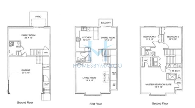 Photos of the A model in the Prairie Landing in Buffalo Grove, IL