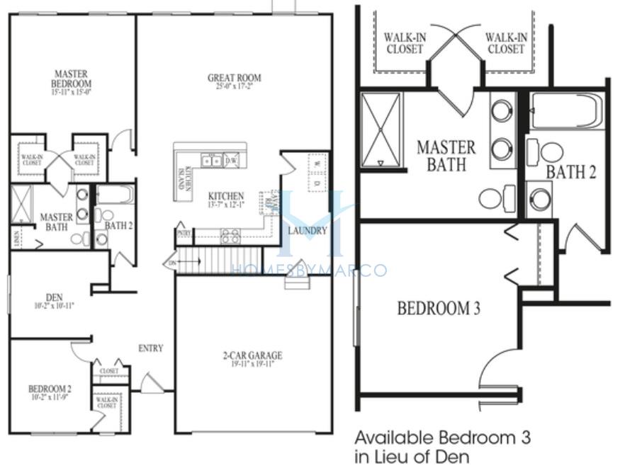 Summerlin model in the Towne Center subdivision in Shorewood, IL