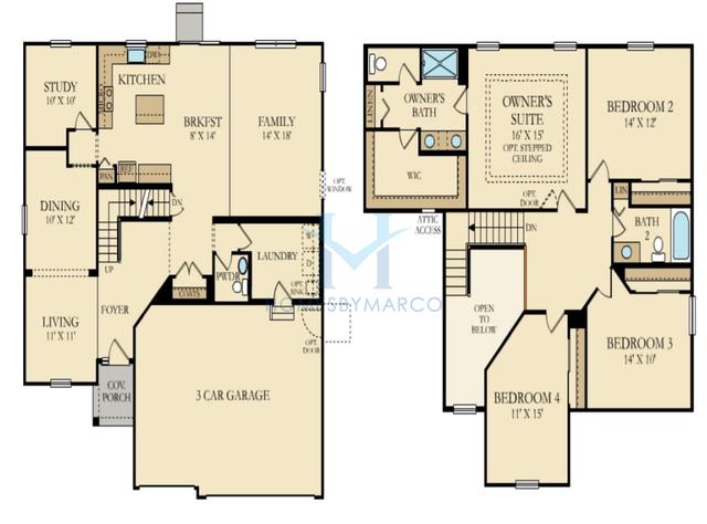 Galveston model in the Huntington Chase subdivision in Montgomery, IL