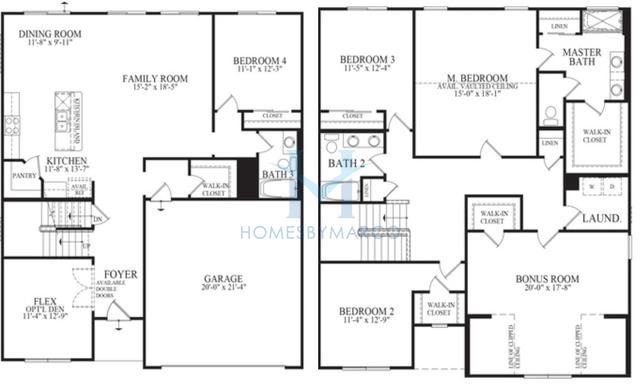 Belmont model in the Springbank subdivision in Plainfield, IL