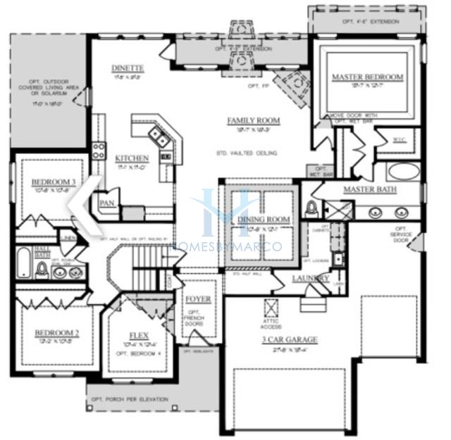 Brighton model in the Glenview Walk Estates subdivision in Homer Glen, IL