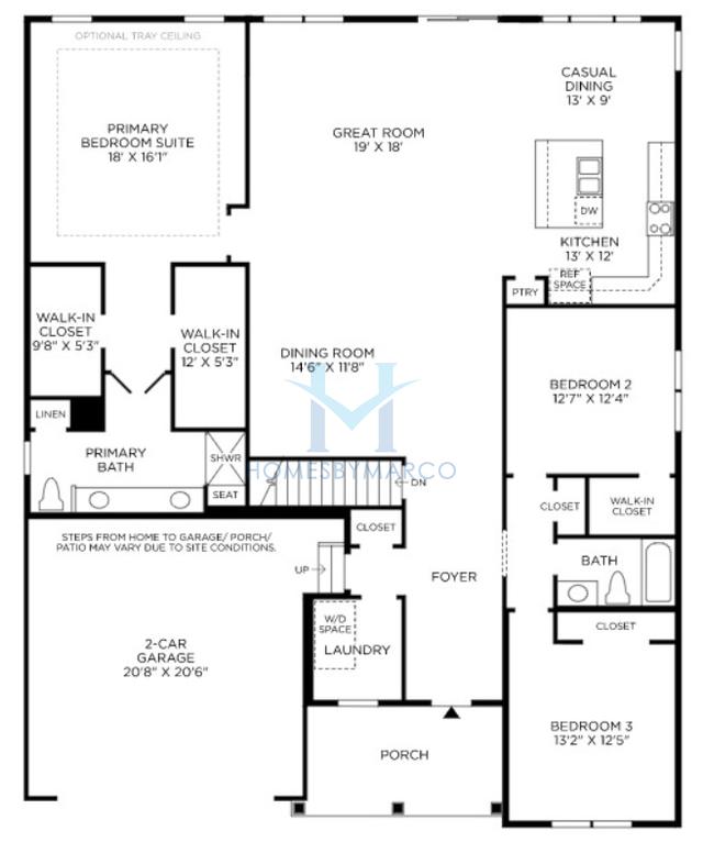 Borden model in the Bowes Creek Country Club subdivision in Elgin, IL