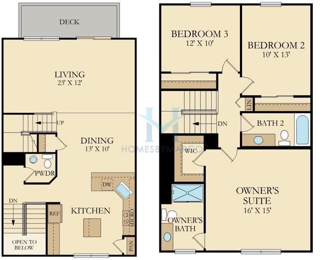 Chelsea model in the Park Pointe subdivision in South Elgin, IL