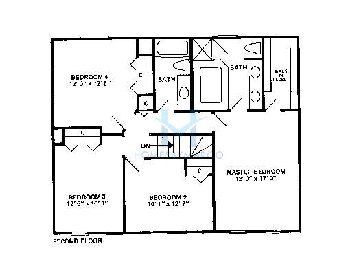 2 Story model in the Shining Waters subdivision in Carol Stream, IL