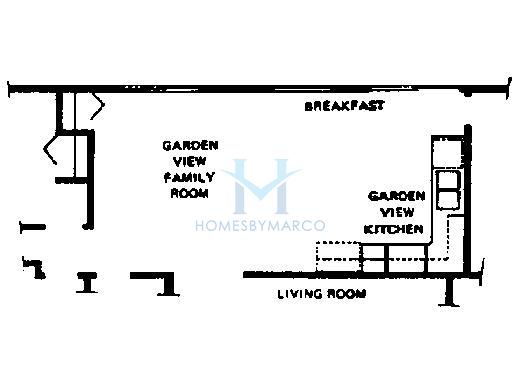 Ranch model in the The Trend subdivision in Hanover Park, IL