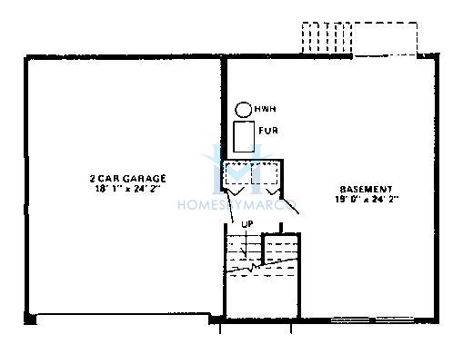 Raised Ranch model in the Gingerbrook subdivision in Bartlett, IL