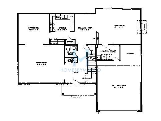 2 Story model in the Apple Orchard subdivision in Bartlett, IL