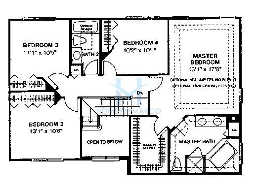 Traditional model in the Woodland Hills subdivision in Bartlett, IL