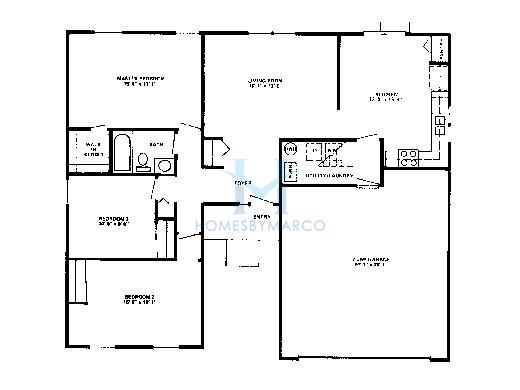 Hillside Ranch model in the Gingerbrook subdivision in Bartlett, IL