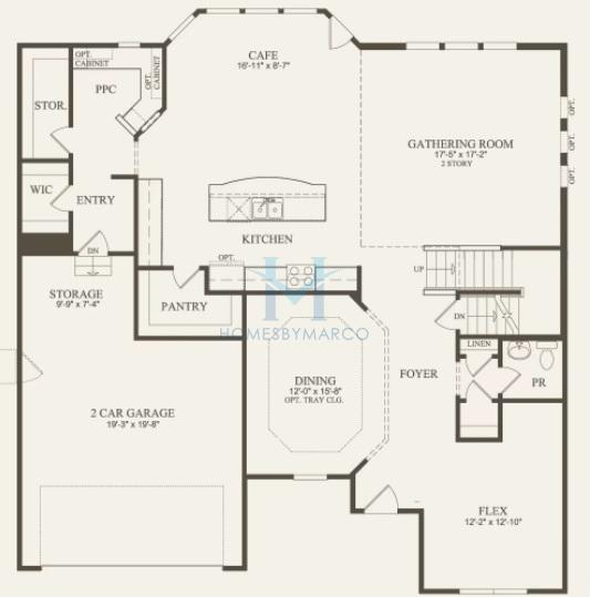 Photos of the Castleton model in the Lansdowne in Plainfield, IL