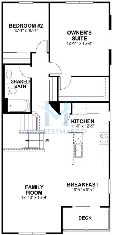 Talman model in the The Townes at Becketts subdivision in South Elgin, IL
