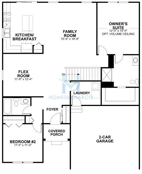 Kirkwood model in the Becketts Landing subdivision in South Elgin, IL