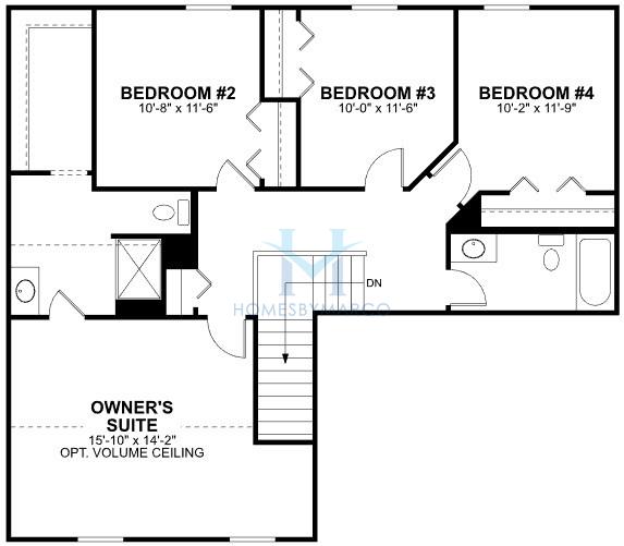 Paxton model in the Becketts Landing subdivision in South Elgin, IL
