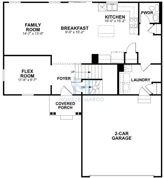 Morgan model in the Becketts Landing subdivision in South Elgin, IL