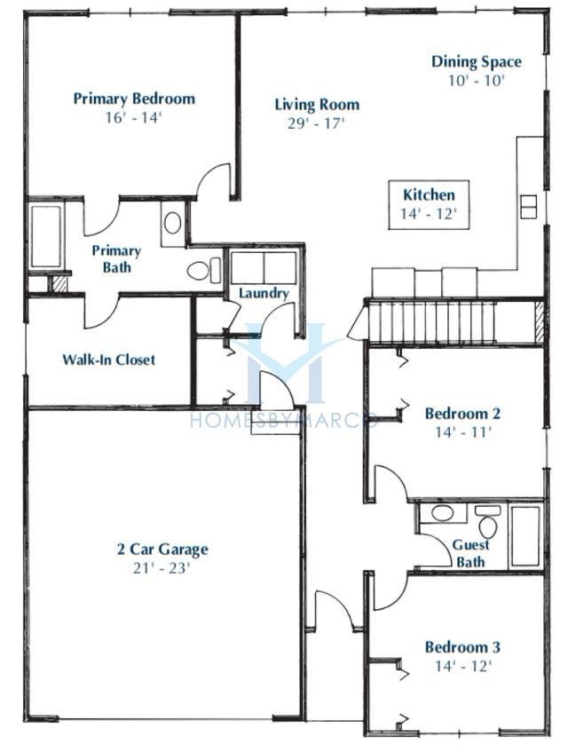 Photos of the Charlotte model in the Chestnut Grove in Cortland, IL