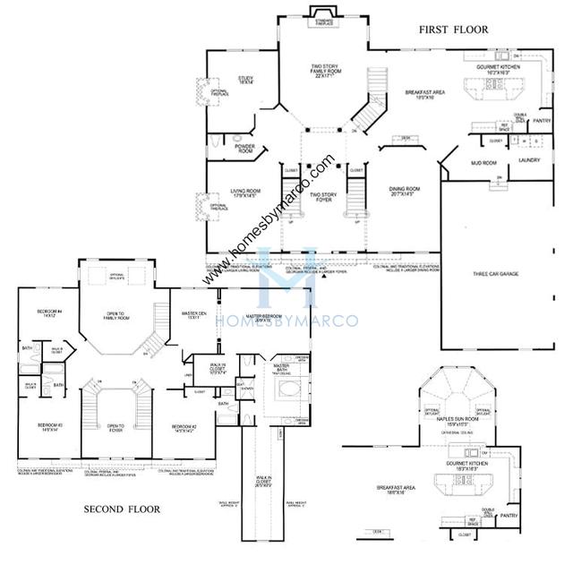 Photos of the Hampton model in the Hawthorn Woods Country Club in Hawthorn Woods, IL