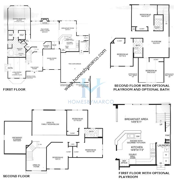 Waterford model in the Hawthorn Woods Country Club subdivision in