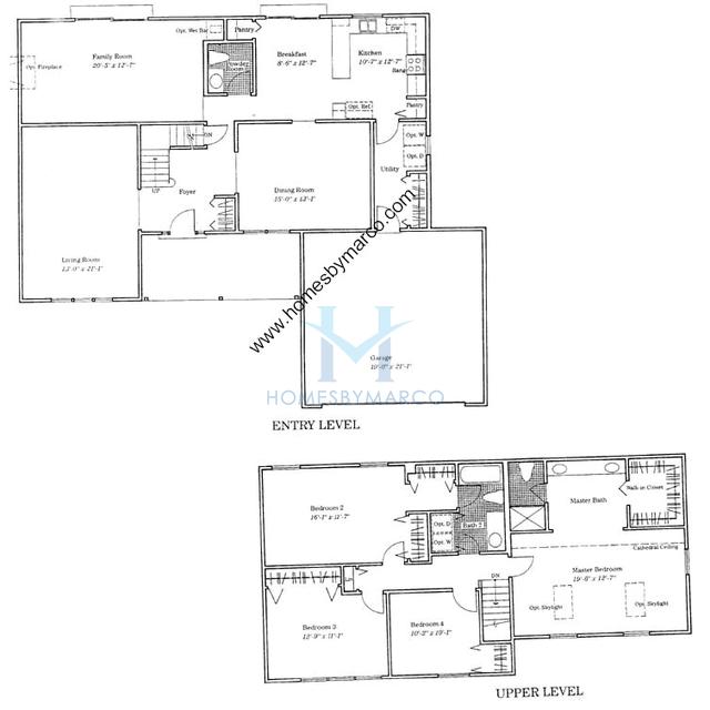 Hampton model in the Hawthorn Club subdivision in Vernon Hills, IL