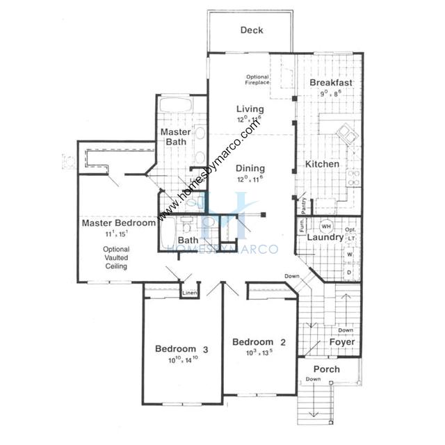 Brockton model in the Autumn Lakes subdivision in Aurora, IL