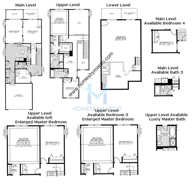 Photos of the Washington model in the Cambridge Bluffs in South Elgin, IL