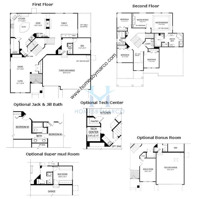 Photos of the Sheffield model in the Remington Grove in Johnsburg, IL