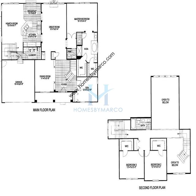 Montclair model in the Concord at Interlaken subdivision in Libertyville, IL