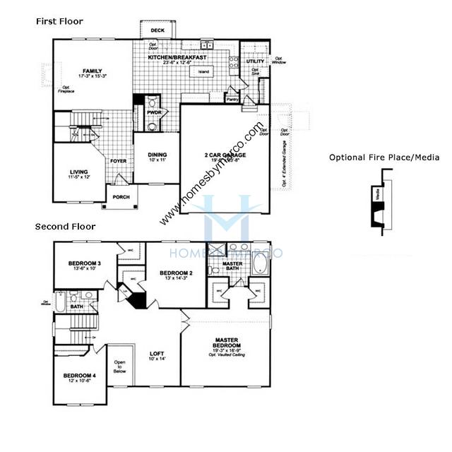 Aster model in the Lancaster Falls subdivision in Volo, IL